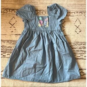 Disney Lilo and Stitch Chambray Dress Kids Girls Size 9/10